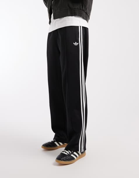 adidas Originals Baggy track pants in black 
