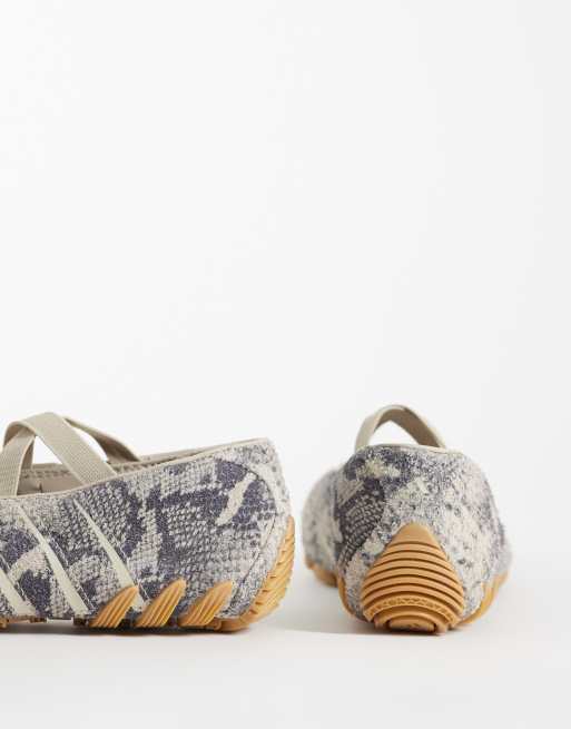 adidas Originals - bailarinas Ghostsprint con estampado de serpiente, 4 de 5