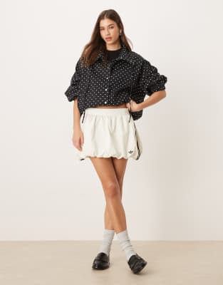 adidas Originals Balloon skirt in off white