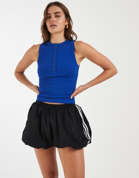 adidas Originals balloon skort in black - view 1
