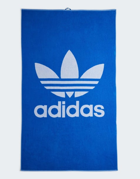 adidas Originals – Bardzo duży niebieski ręcznik - view 1