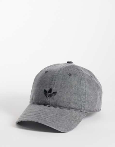 adidas Originals baseball cap in washed black - view 1