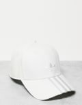 [adidas Originals] adidas Originals baseball cap in white One Size white
