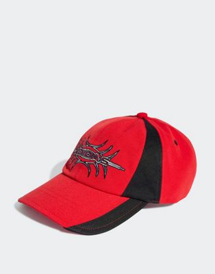 adidas Originals baseball hat in scarlet - ASOS Price Checker