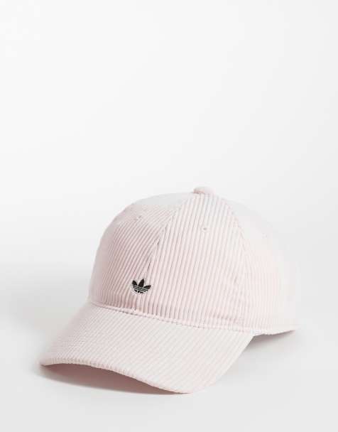 adidas Originals – Baseballkappe aus Cord in Rosa - view 1