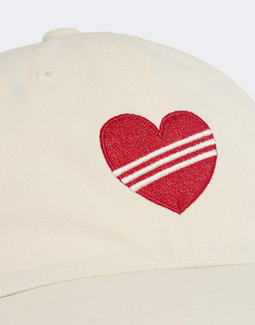 adidas Originals – Baseballkappe in Cremeweiß mit Scrunchie, 3 von 3