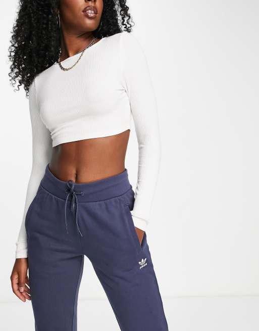 adidas Originals – Basic-Jogginghose in Marineblau mit schmalem Bein, 2 von 4