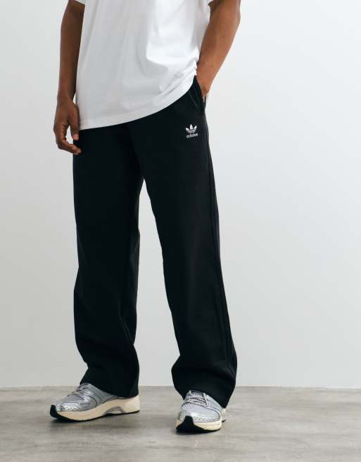 adidas Originals – Basic-Jogginghose in Schwarz mit offenem Saum, 2 von 5