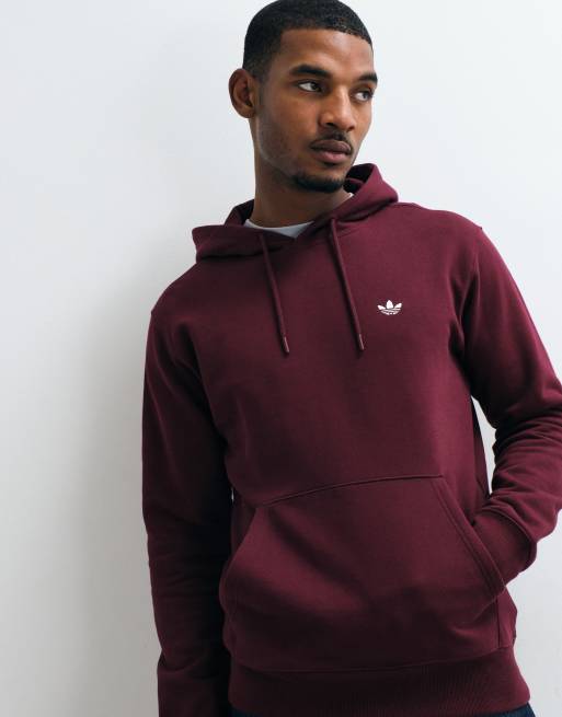 adidas Originals – Basic-Kapuzenpullover in Burgunderrot, 5 von 5