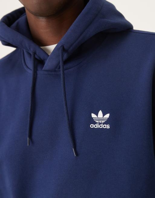 adidas Originals – Basic-Kapuzenpullover in Marineblau mit lockerem Schnitt, 5 von 5