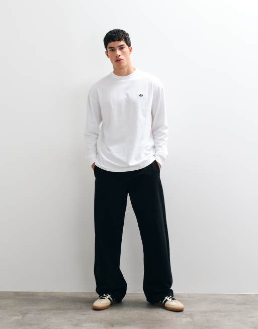adidas Originals Basic Langarm-T-Shirt in Weiß, 2 von 5