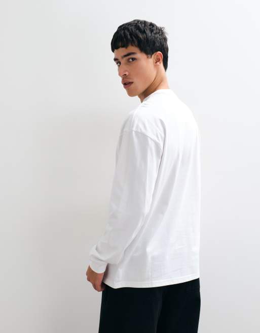 adidas Originals Basic Langarm-T-Shirt in Weiß, 4 von 5