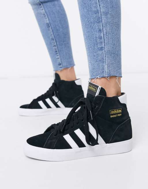 Adidas hoge sneakers store dames zwart