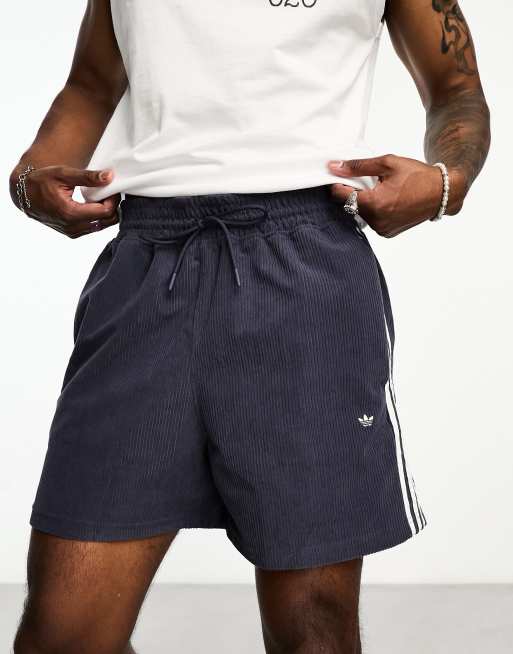 adidas Originals Basketball 3-Stripes shorts in navy