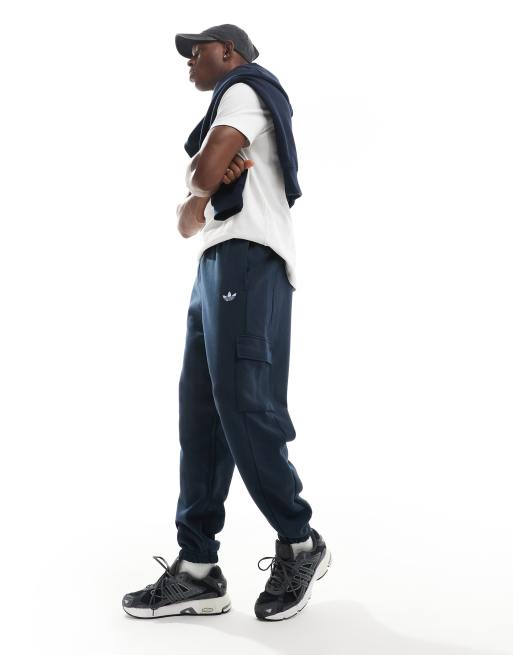adidas Originals basketball cargo trouser in navy