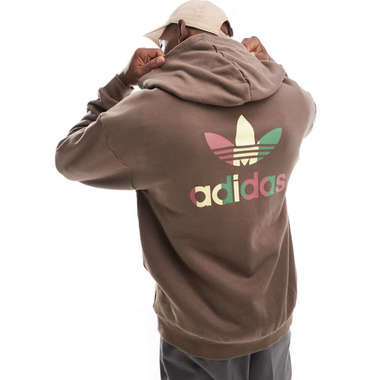 Sudadera adidas marron on sale