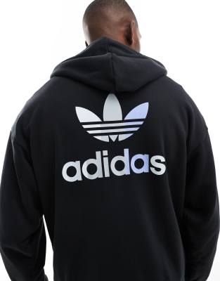 adidas Originals basketball hoodie with back print in black