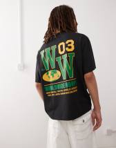 adidas Originals Wabash t-shirt with leopard graphic in