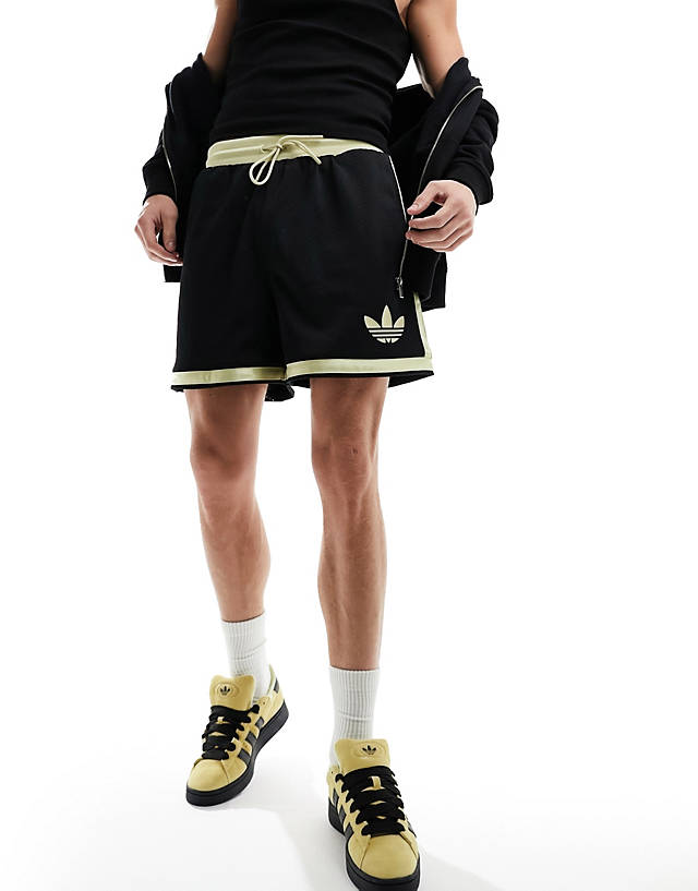adidas performance - adidas Originals basketball shorts in black