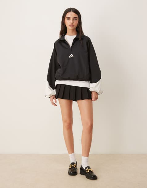 adidas Originals - Basketball - Sort jakke med ståkrave - view 1