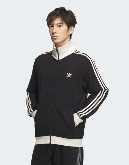 adidas Originals - Basketball - Trainingstop met wafeltextuur in zwart
