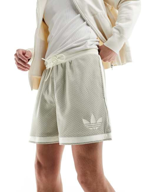 adidas Originals - Basketbalshort in putty grijs