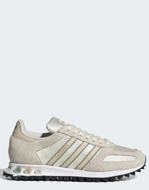 adidas Originals baskets LA blanc cassé et argent - view 1
