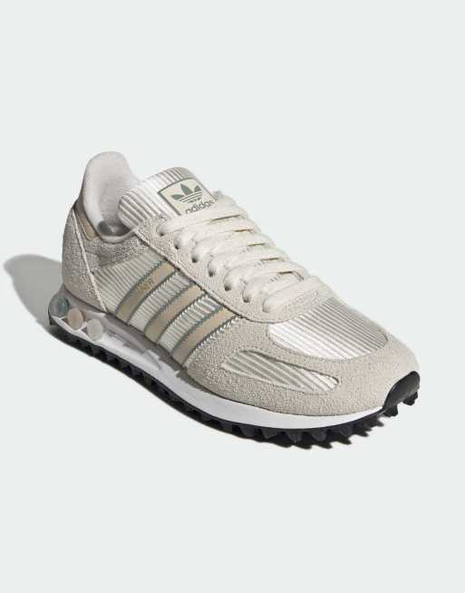 adidas Originals baskets LA blanc cassé et argent, 6 de 7