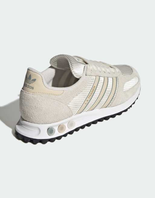 adidas Originals baskets LA blanc cassé et argent, 7 de 7