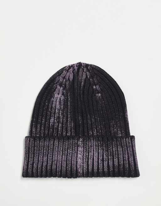 adidas Originals beanie with ribbed detail in washed black | ASOS