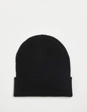 adidas Originals beanie with trefoil in black