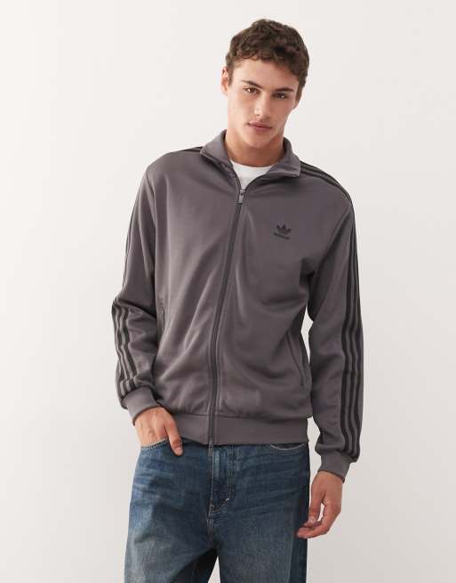 adidas Originals - Beckenbauer - Haut de survêtement - Gris et noir