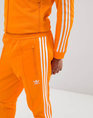 beckenbauer track pants orange