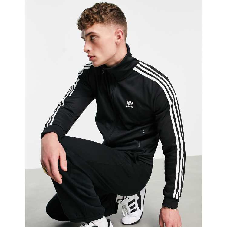 Adidas beckenbauer sweatshirt schwarz online