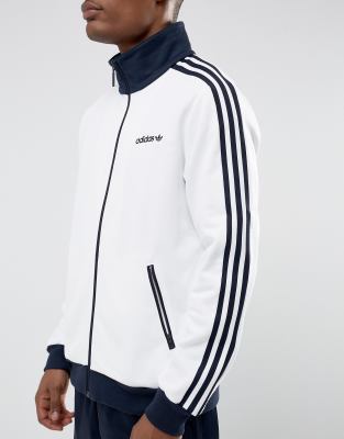 adidas beckenbauer jacket white