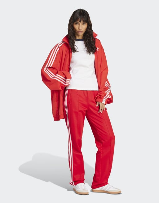 adidas Originals Beckenbauer track pants in better scarlet