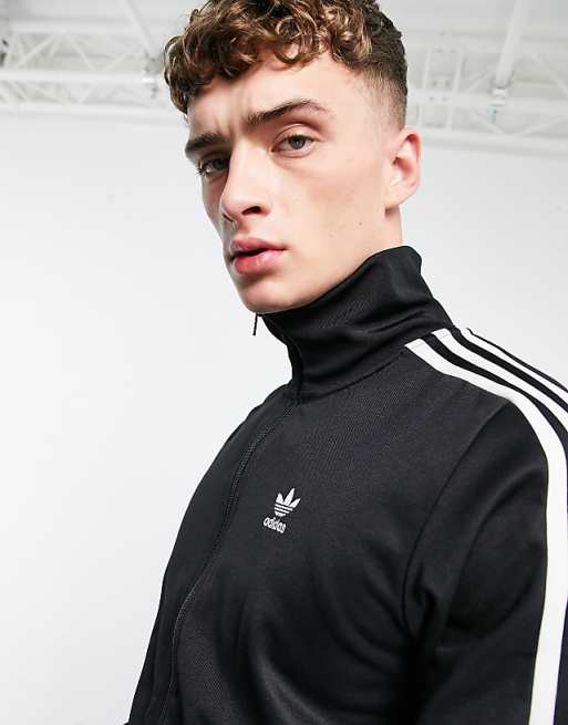 adidas Originals Beckenbauer track top in black | ASOS adidas Originals Beckenbauer track top in black | ASOS