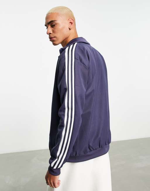 Adidas beckenbauer shop track top navy