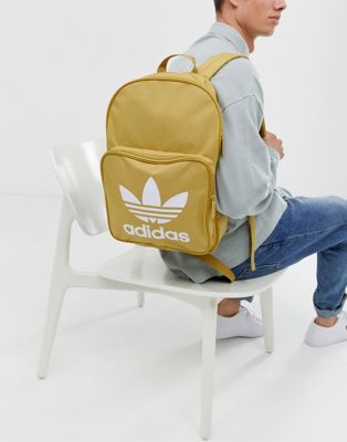 adidas classic backpack yellow