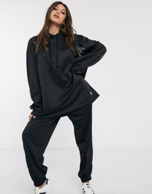 black adidas oversized hoodie