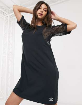 adidas originals bellista lace long sleeve dress