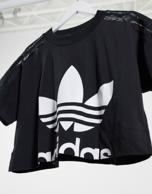 adidas bellista trefoil lace sweatshirt