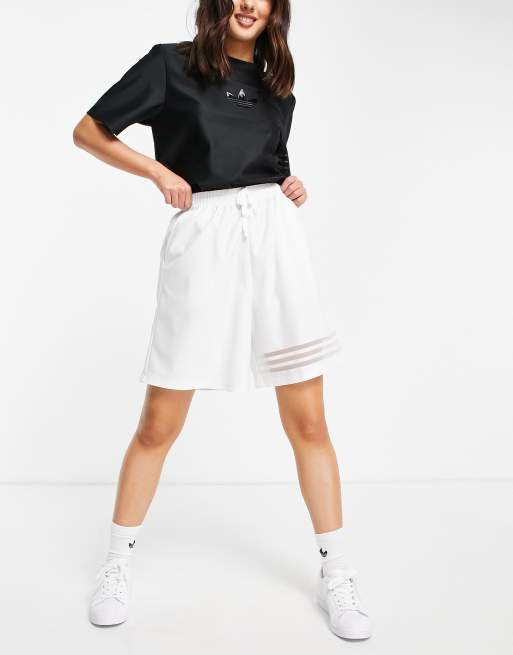 Adidas originals mesh clearance shorts women's