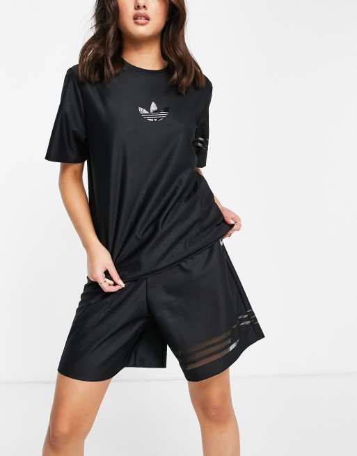 adidas Originals - Bellista - T-shirt oversize à logo - Noir 