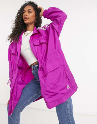 adidas pink coat