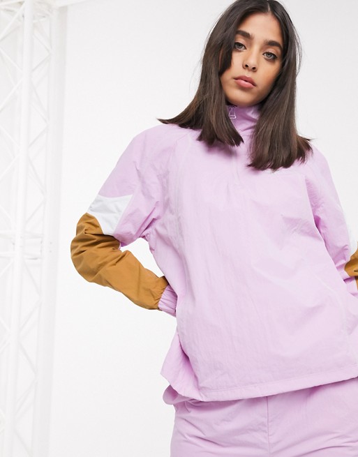 adidas Originals Bellista track jacket in lilac