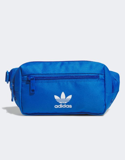 adidas Originals belt bag in blue ASOS