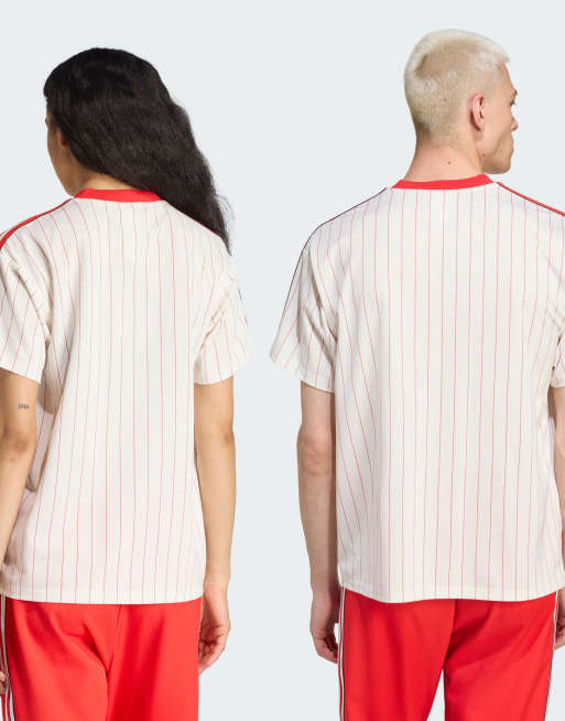 adidas Originals – Benfica Terrace Icons – Trikot in Wollweiß