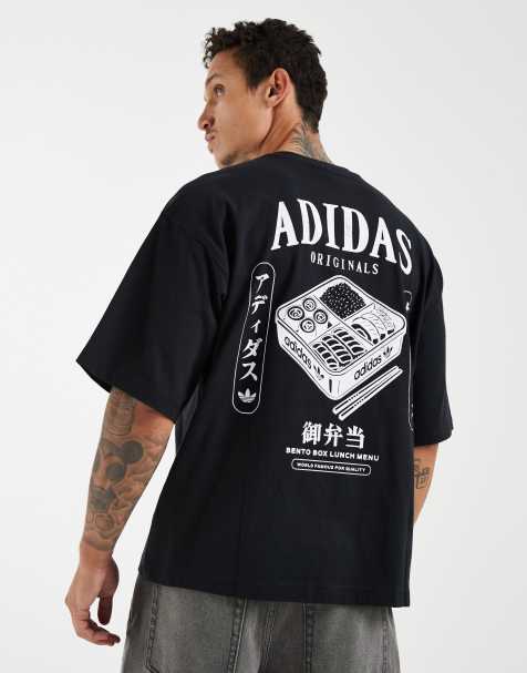 adidas Originals – Bentobox – Czarny T-shirt - view 1