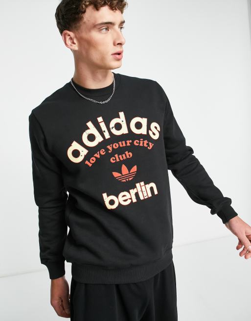 Adidas berlin trf 2025 logo crew sweater